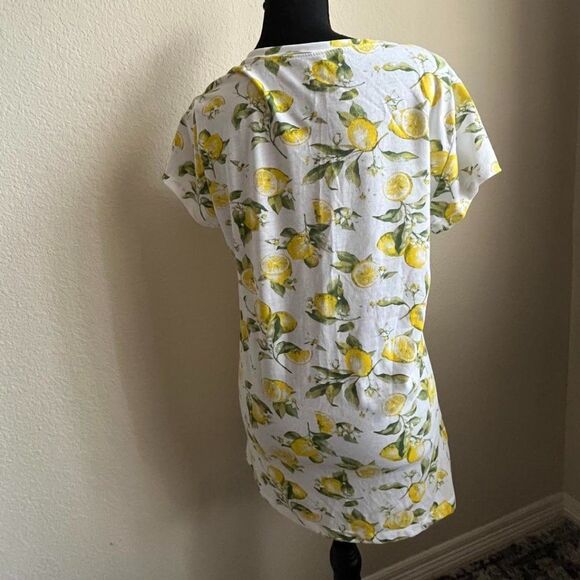 Ladies lemon print top Wound up size XL (15-17) - Picture 5 of 6